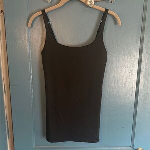 Black Sleeveless Tank Top